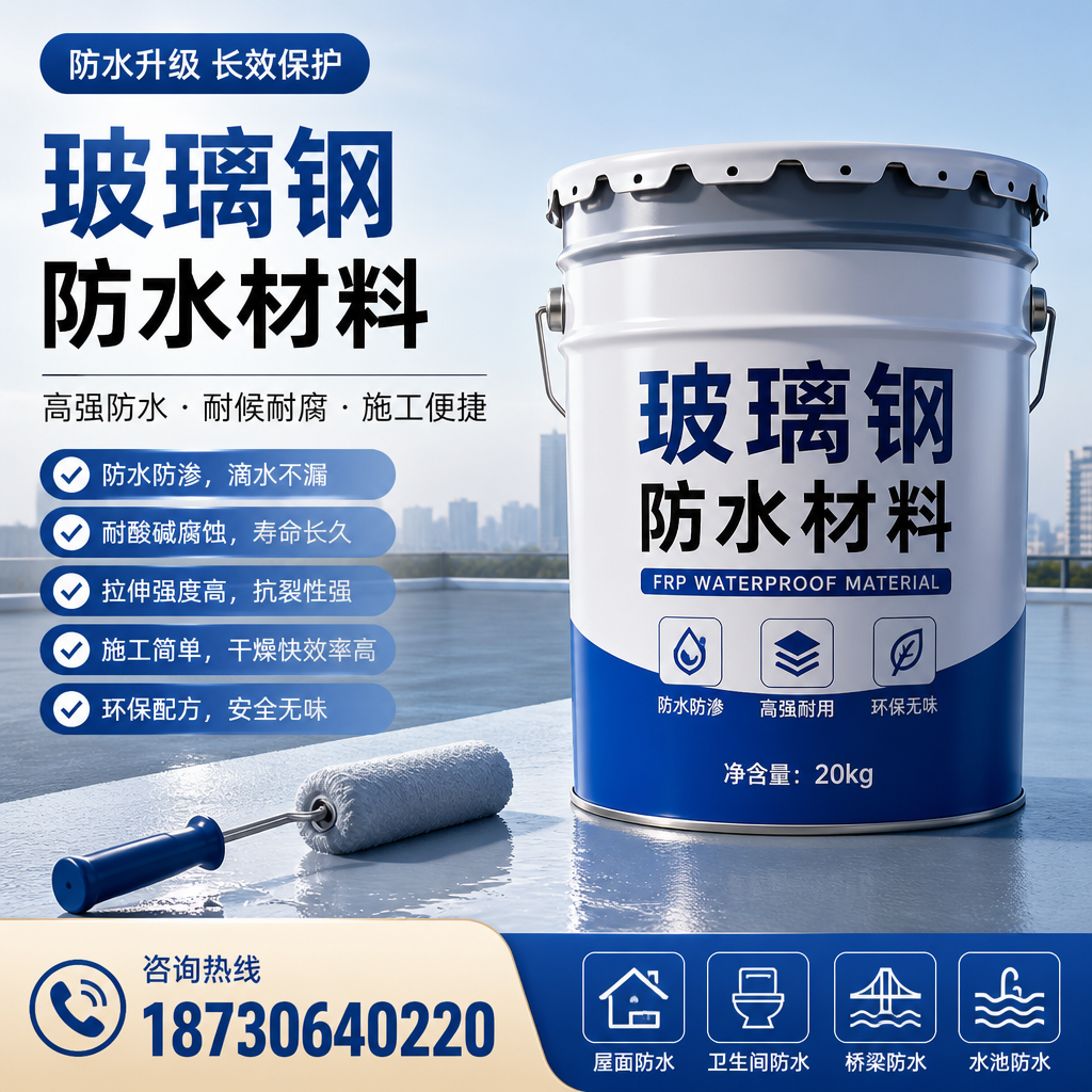 专家解析:玻璃钢防水材料的市场前景分析在 兴安